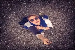 وقتی فریبا نادری سلفی عجیب میگیره!