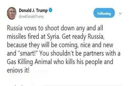 خط و نشان جنگی ترامپ برای روسیه: آماده باش به روسیه! موشک های زیبا، جدید و هوشمند ما دارد می آید