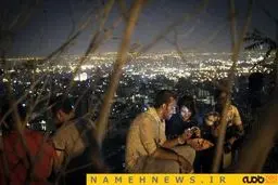 شب‌های ساکنان شمال شهر تهران به گزارش تصویری سایت دولتی چین