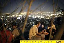 شب‌های ساکنان شمال شهر تهران به گزارش تصویری سایت دولتی چین