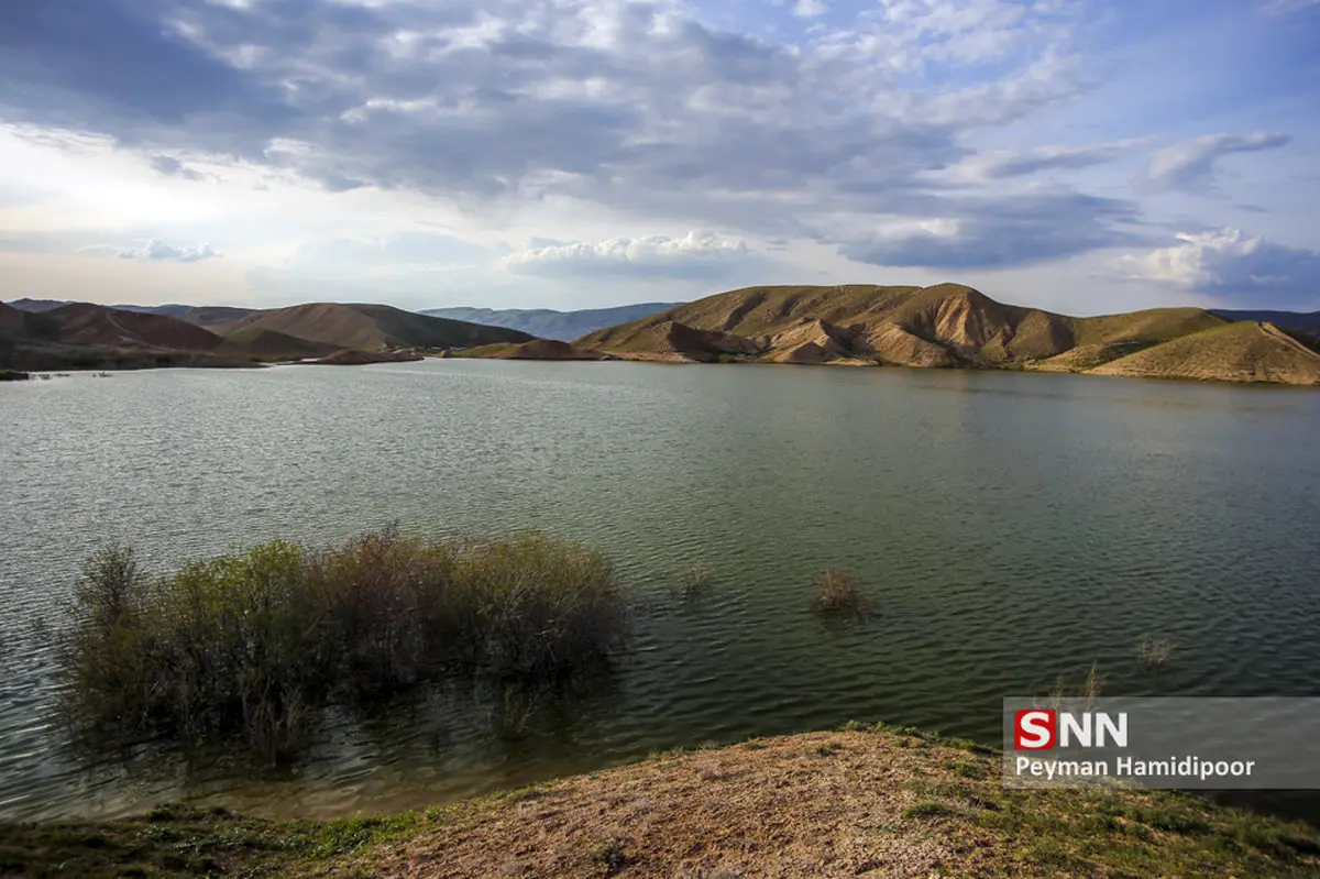 تصاویر: افزایش آب ذخیره شده در سد خاکی عبدل آباد