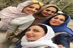 دورهمی ستاره اسكندرى، نرگس محمدى و خواهرش/عکس
