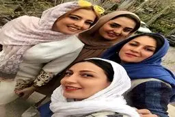 دورهمی ستاره اسكندرى، نرگس محمدى و خواهرش/عکس