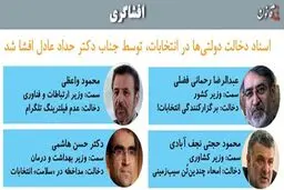 تصویر اسناد حدادعادل برای دخالت دولتی ها در انتخابات افشا شد!