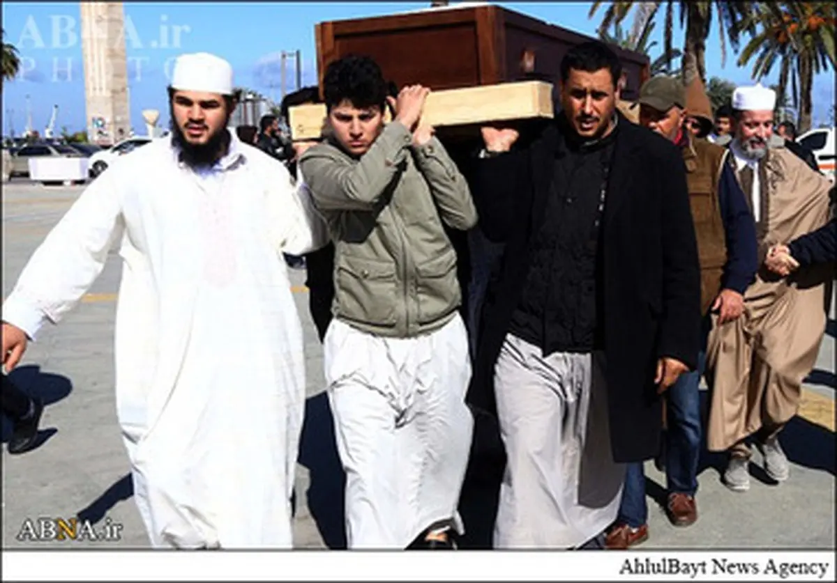 تشییع جنازه رهبر تکفیری القاعده/ تصاویر