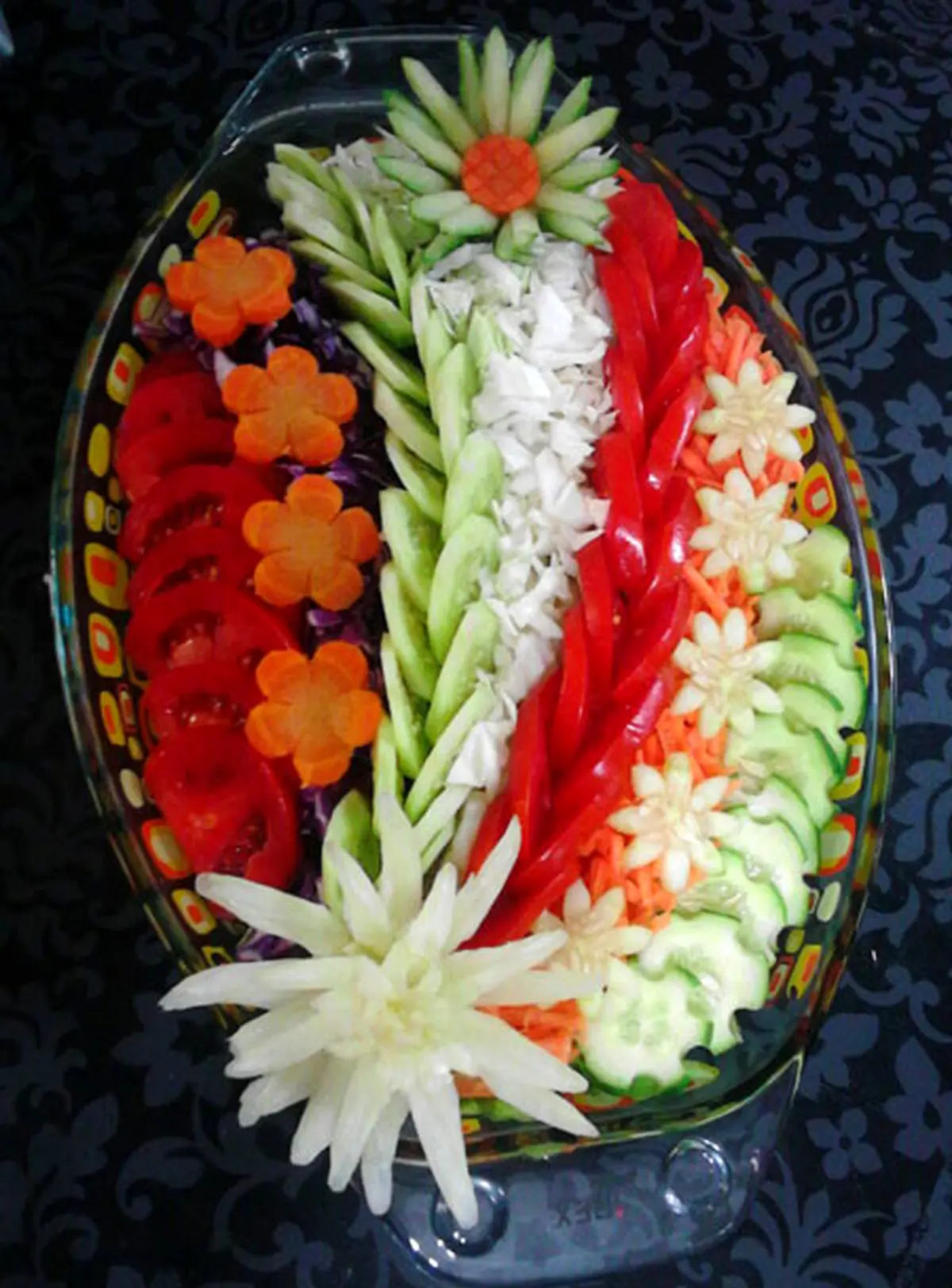 تزیین انواع سالاد