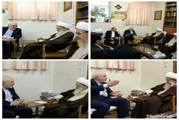 دیدار ظریف با آیت‌الله صافی گلپایگانی + عکس ها