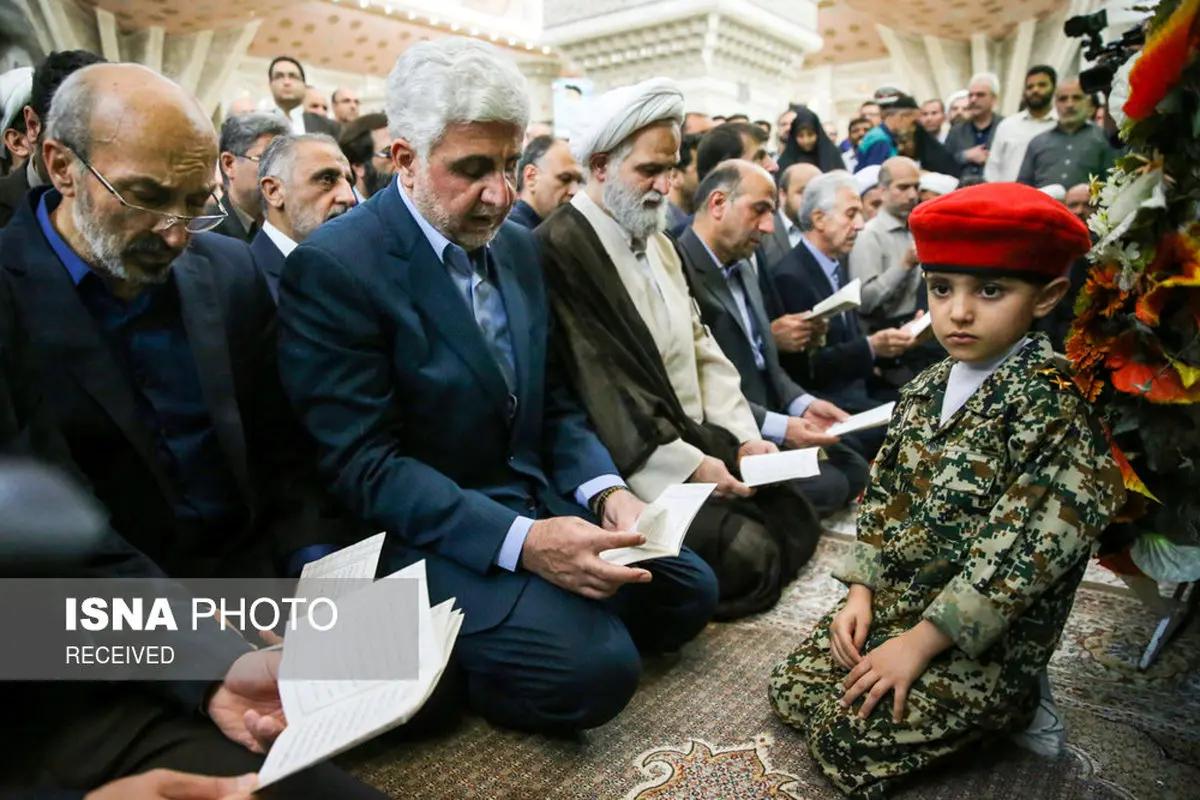 تصاویری از میثاق دانشگاهیان با آرمان‌های امام خمینی(ره)