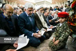 تصاویری از میثاق دانشگاهیان با آرمان‌های امام خمینی(ره)