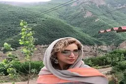 تيپ ديدني شبنم قلي خاني در سفر + عكس