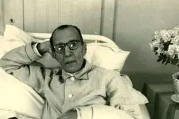 تصویری از ملک الشعرای بهار در آخرین روزهای زندگی اش