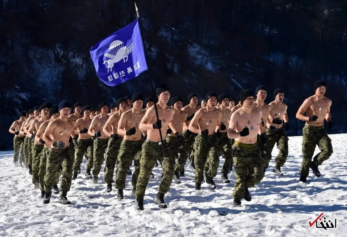 تصاویری از آموزش نظامیان ارتش چین در برف و سرمای ۲۵- درجه