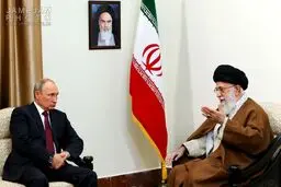 روایت تصویری از دیدار ولادیمیر پوتین با رهبر انقلاب