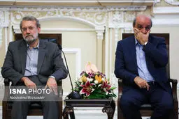 حواشی دیدار لاریجانی با مدال آوران المپیک/تصاویر