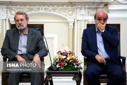 حواشی دیدار لاریجانی با مدال آوران المپیک/تصاویر