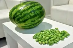 هندوانه های جالبی که به اندازه دانه های زیتون اند/تصاویر