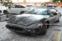 عاقبت تصادف مازراتی 2 میلیارد تومانی+عکس