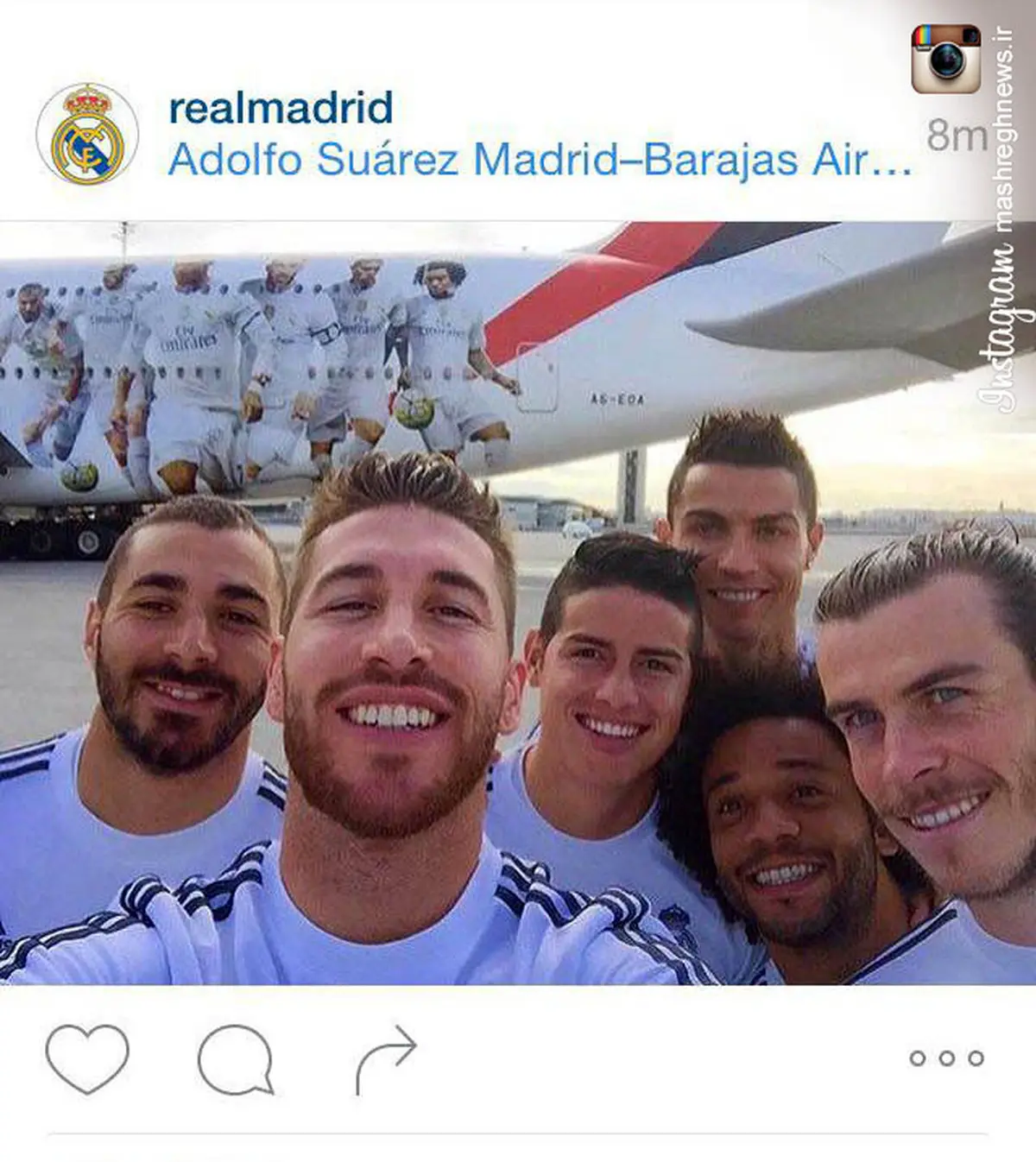 عکس/ سلفی رئالی ها با هواپیمای اختصاصی