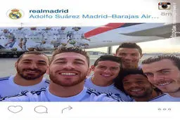 عکس/ سلفی رئالی ها با هواپیمای اختصاصی