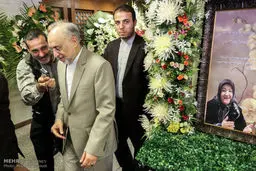 حواشی مراسم ختم مرحومه مهدیه الهی‌قمشه‌ای/تصاویر