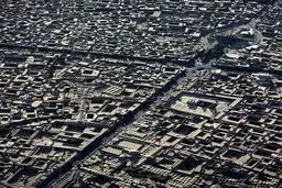 تصویر هوایی زیبا از شهر یزد/ عکس