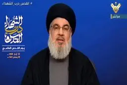 سید حسن نصرالله: فلسطین از بحر تا نهر ملک مردم فلسطین است/ کسانی که با هواپیماها و کشتی ها به فلسطین آمدند باید برگردند