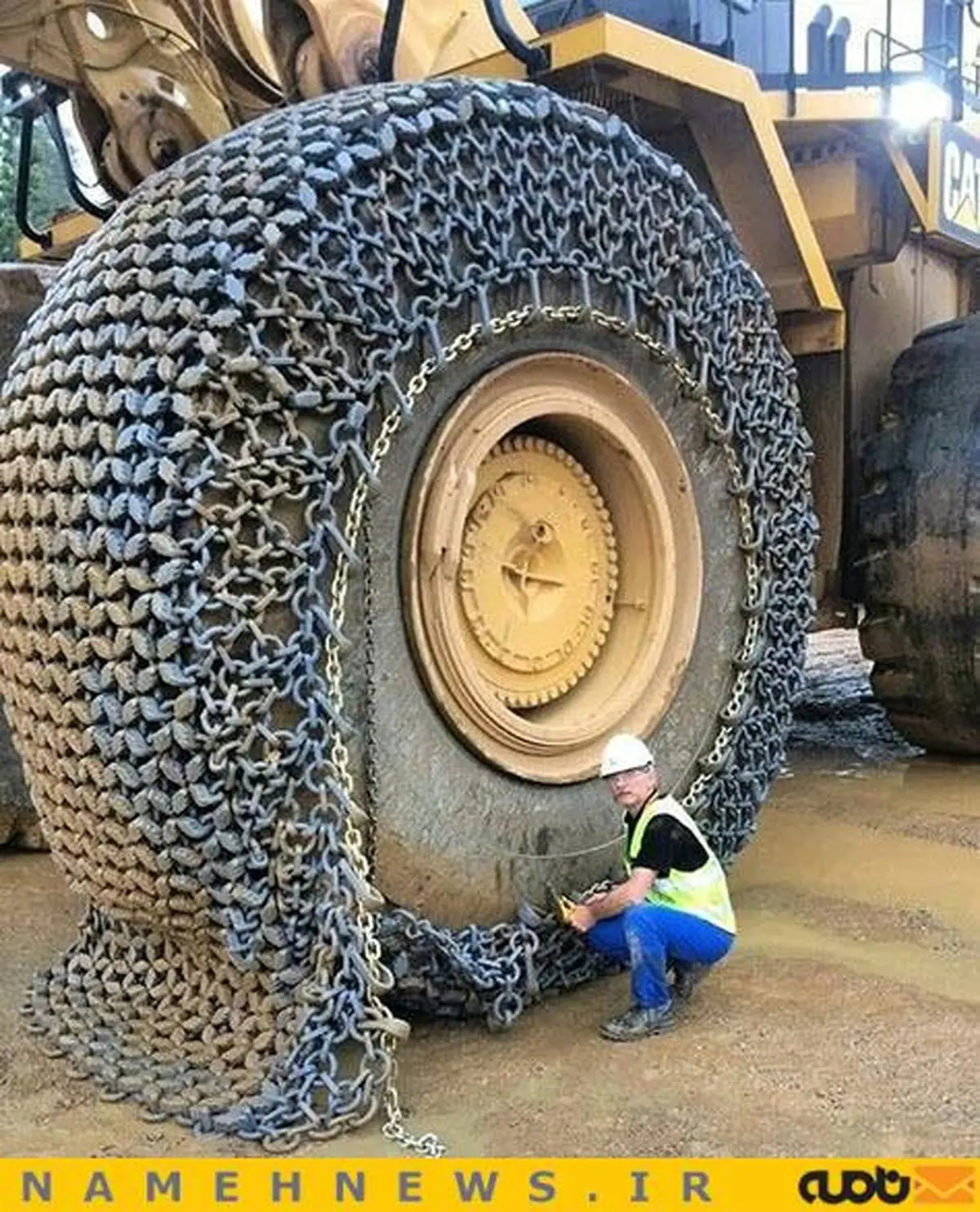 زنجیر چرخ های قبل از تو سوء تفاهم بود / عکس