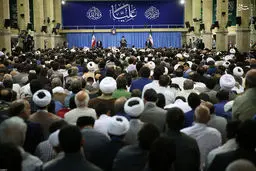 دیدار مردم با رهبر انقلاب به مناسبت عید غدیر/ تصاویر