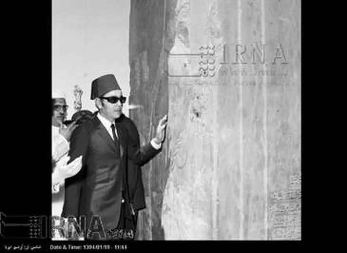 23 فروردین 1347 - آغازسفر چند روزه سلطان حسن دوم پادشاه مراکش به تهران/عکس