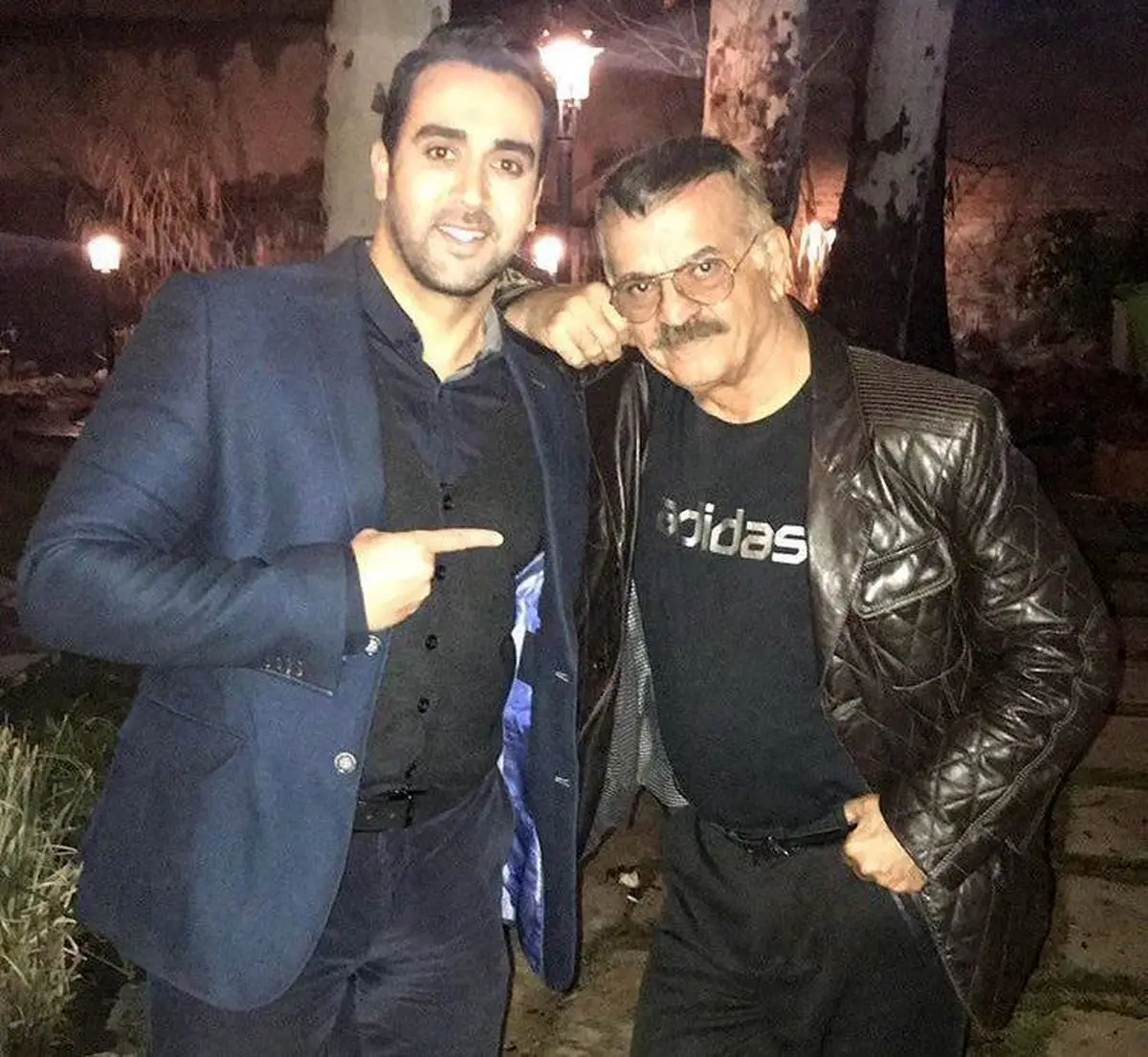 پوريا پورسرخ دركنار بازيگر و كارگردان پيشكسوت سينما و تلويزيون/عکس