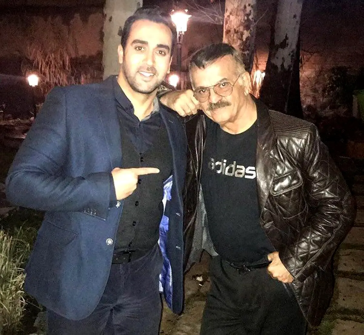 پوريا پورسرخ دركنار بازيگر و كارگردان پيشكسوت سينما و تلويزيون/عکس