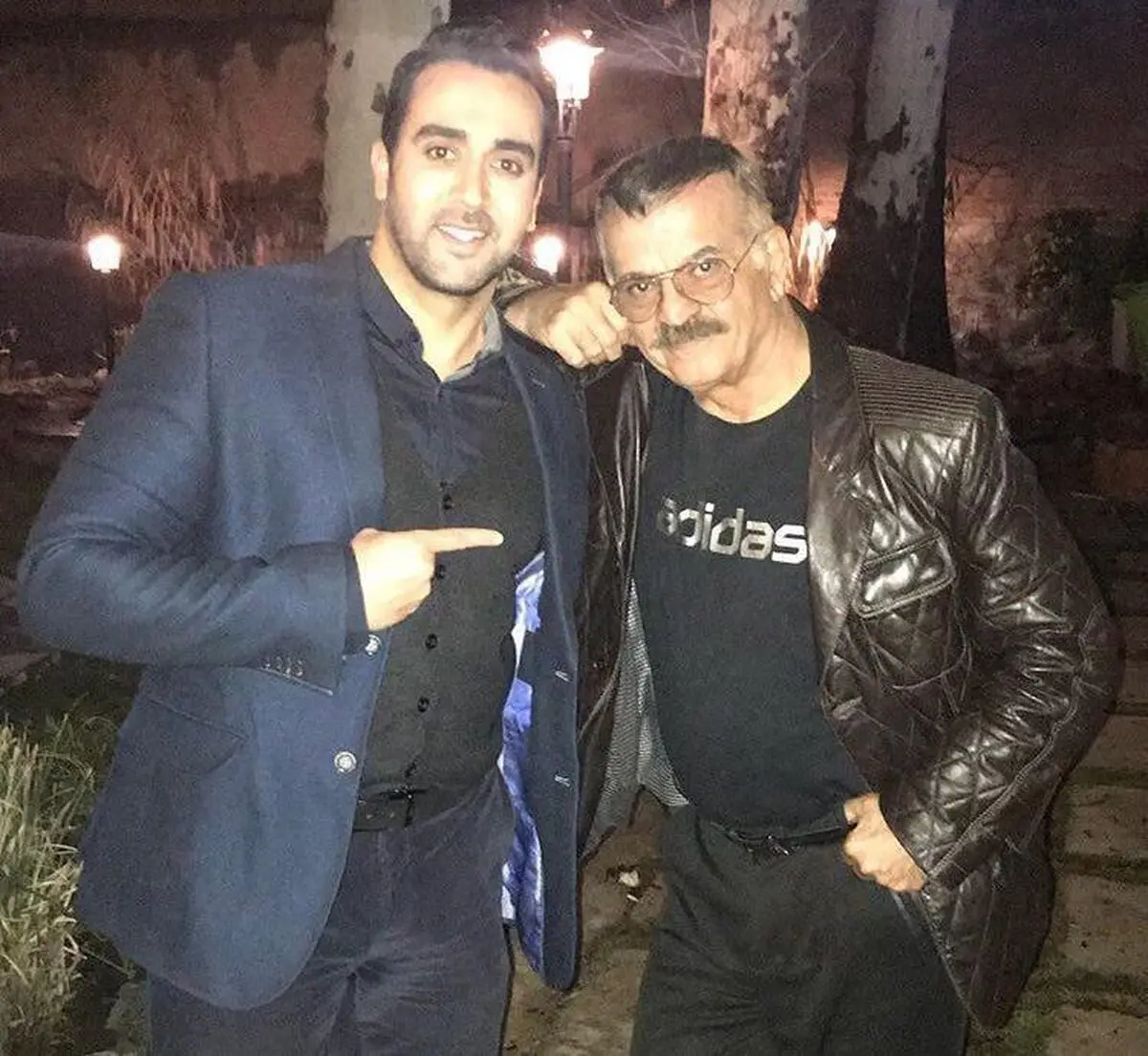 پوريا پورسرخ دركنار بازيگر و كارگردان پيشكسوت سينما و تلويزيون/عکس