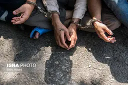 تصاویری از دستگیری سارقان تهران