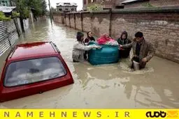 شرایط هندی‌ها پس از سیل مرگبار/ تصاویر