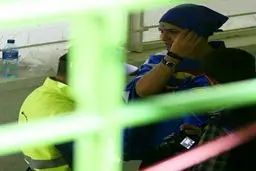 عکس/ دستگیری دختر استقلالی در آزادی