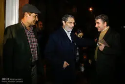 تصاویر بازدید رئیس سازمان صدا و سیما از پشت صحنه سریال معمای شاه