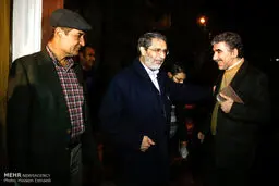 تصاویر بازدید رئیس سازمان صدا و سیما از پشت صحنه سریال معمای شاه