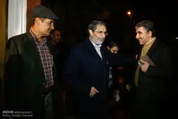 تصاویر بازدید رئیس سازمان صدا و سیما از پشت صحنه سریال معمای شاه