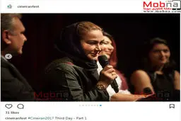 تصاویری از آنا نعمتی در جلسه پرسش و پاسخ جشنواره ای در تورنتو/ عکس