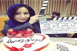 جشن تولد پرستو صالحی در سنندج/عکس