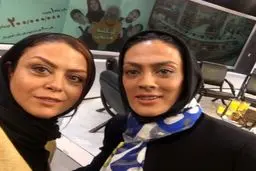 سلفى شبنم فرشادجو در كنار شهربانو منصوريان/عکس
