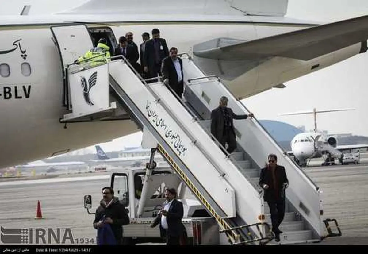 نخست وزیر پاکستان در مهرآباد/ تصاویر