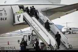 نخست وزیر پاکستان در مهرآباد/ تصاویر