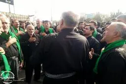 عکس: سعید مرتضوی در عزاداری روز عاشورا در تفت