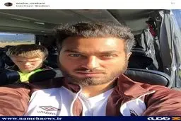 سلفی جدید سوشا مکانی با چهره ای متفاوت/عکس