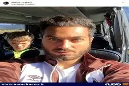 سلفی جدید سوشا مکانی با چهره ای متفاوت/عکس
