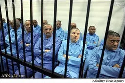 محاکمه سران رژیم قذافی در قفس/تصاویر