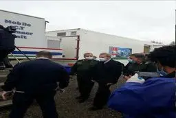 بازدید رئيس مجلس از رزمایش دفاع بیولوژیکی سپاه + عکس