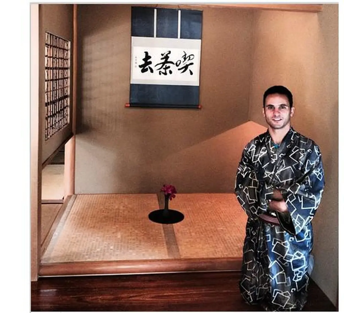 گلزن استقلال در لباس سامورایی/عکس