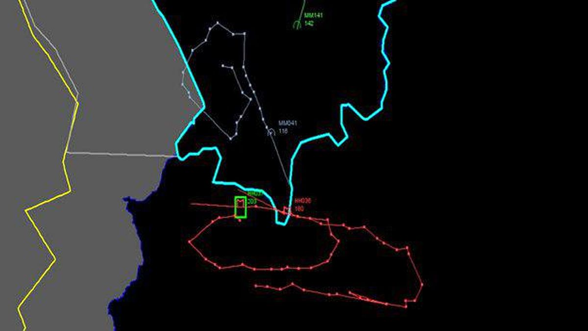 خط پرواز جنگنده روس قبل از سرنگونی توسط ترکیه/نقشه